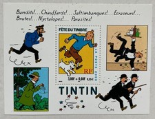 Timbres France bloc feuillet BF28  Tintin 2000 NEUF