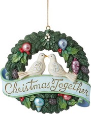 Ornement de colombine couronne