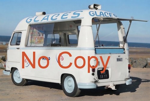 Renault estafette glaces - renault, "glaces