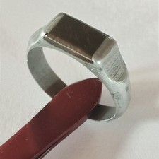 Bague Chevalière artisanat Art des Tranchées Travail de Poilu WWI   Bijoux