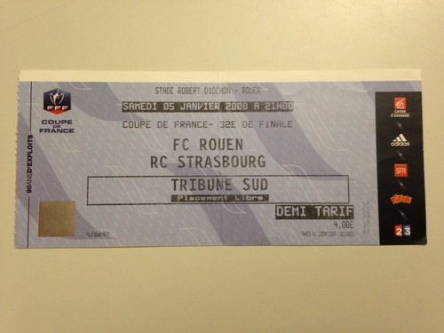 Ticket match rouen rc - ticket,
