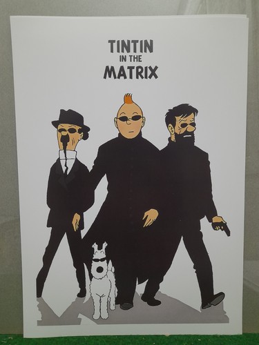 Affiche poster tintin - tintin,