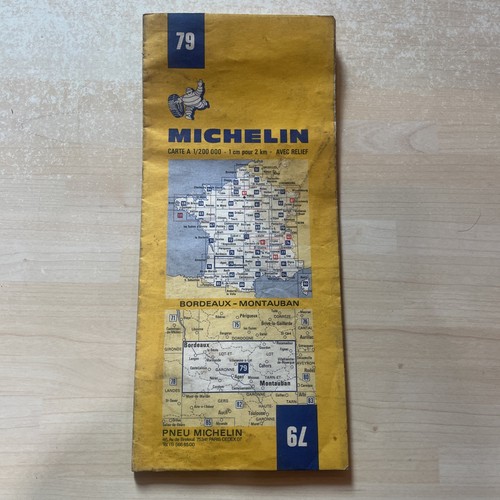 Ancienne carte michelin - carte,