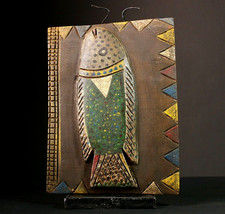 Porte grenier Dogon sculptée