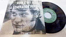45T EP JOHNNY HALLYDAY NOIR