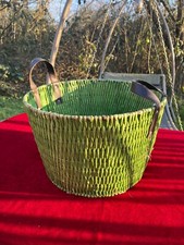 Grand panier de rangement d'Oléron déco champêtre rare vintage