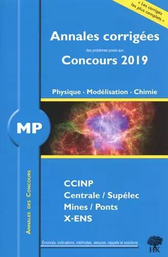Annales corrigées - , mp