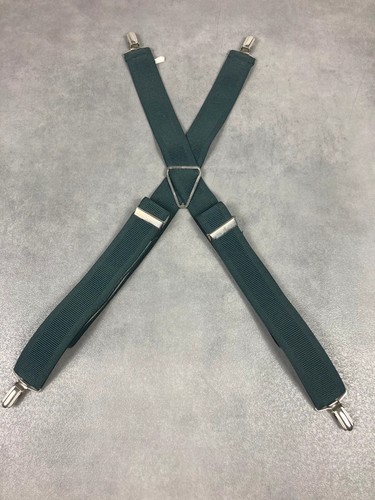 Bretelles vintage gris vert - vintage, gris-vert