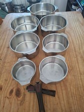 Lot casseroles inox - lot, 7