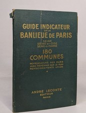Guide de la banlieue de paris - indicateurs des rues de 180 communes