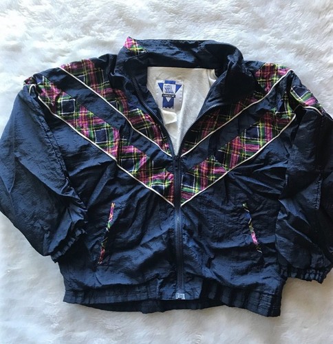 Vtg 80s 90s windbreaker - vtg,