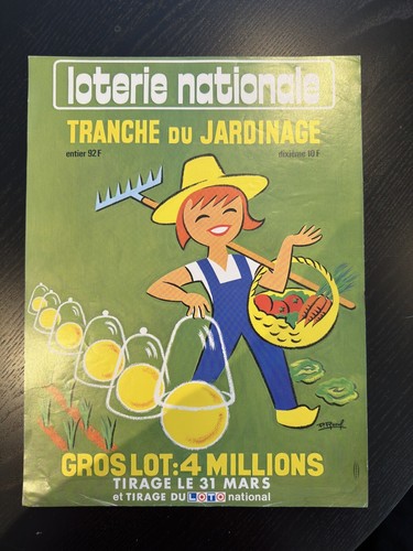 Affiche loterie nationale - nationale, &