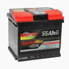 BATTERIE AUTO SPEED MAX L1 55Ah 520A EN = FIAMM BOSCH 54Ah DX + PRÊTE À L'EMPLOI