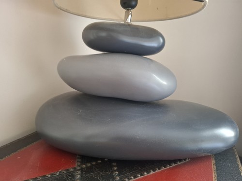 Lampe galets sans abajour - galets,