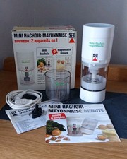 👌 livraison Gratuite Duo mayonnaise minute et Mini Hachoir seb État Comme Neuf.