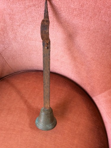 Cloche bronze ancienne - bronze, portail