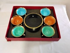 Coffret De 6 Tasses A Café SALINS france Vintage