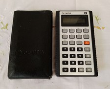 Ancienne Calculatrice Olympia Werke AG Modèle CD 47A, 1976 + Étui Fonctionne