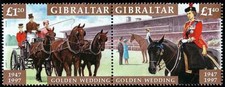Gibraltar 1997 QEII Doré