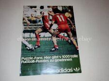 Adidas ad clipping Germany 1970s West Germany football soccer Beckenbauer