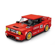 MOC Compatible LEGO - Set de construction voiture BMW E30 Rouge Racing