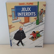 BD Quick et Flupke jeux interdits Hergé Casterman 1987 
