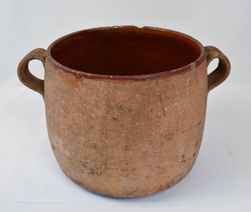 Ancienne marmite terre - ancienne,