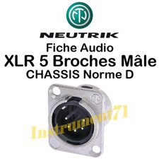 Fiche XLR Chassis 5 Broches