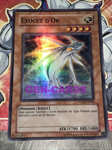 Carte exocet d or - exocet, d'or