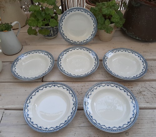 Assiettes creuses - 6,