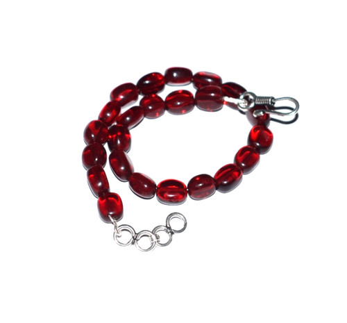 Bracelet perles ovales - bracelet,