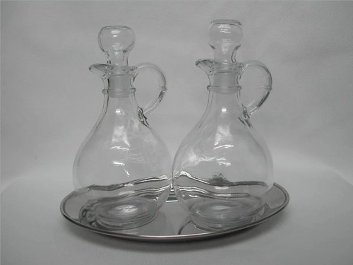 Verre burettes avec poignées - burettes,