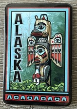 Alaska Magnet Colorful Totem