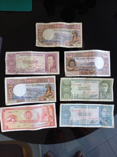 Lot billets anciens france - billets,