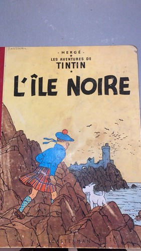 Tintin île noire - l,