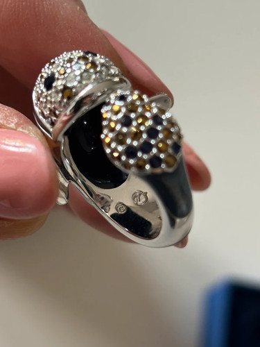 Bague swarovski motif poisson - swarovski,,
