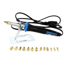 Kit pyrograveur sur cuir 15 pièces