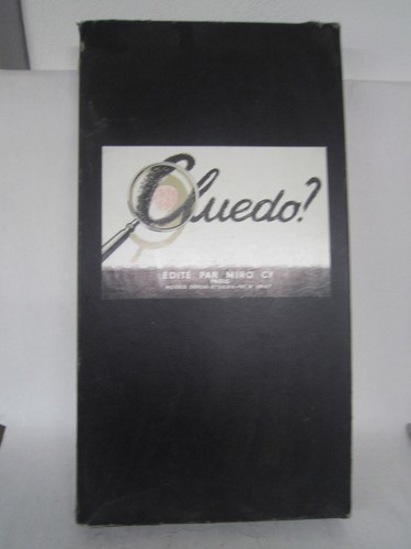 Jeu societe vintage cluedo - jeu,