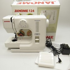 Janome 124 electric sewing - janome,