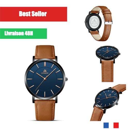 Montre homme lenqin - montre,