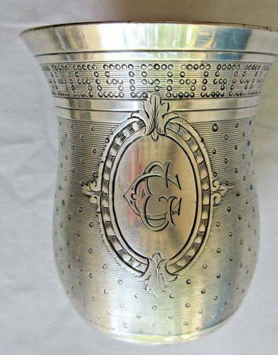 Timbale baptême argent - de,