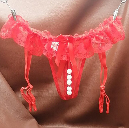 String rouge sexy coquin