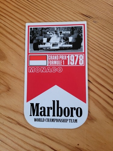 Marlboro autocollant - f1,