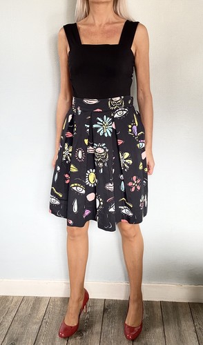 Jupe corolle moschino taille - jupe,