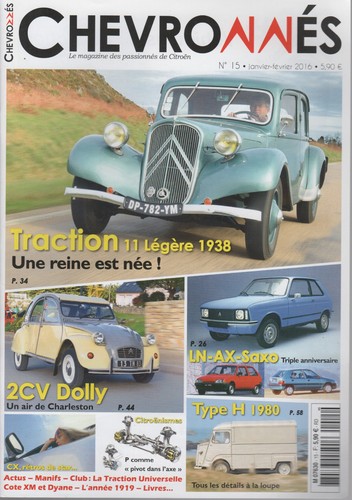 Chevronnes citroen traction - chevronnes,