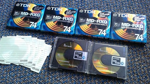 Minidisc tdk rxg 74 min - tdk,