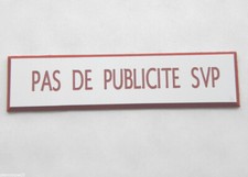 plaque de boite aux lettres