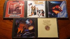 Lot de 5 CD de ZZ Top First Album Recycler Afterburner Degüello Greatest Hits 