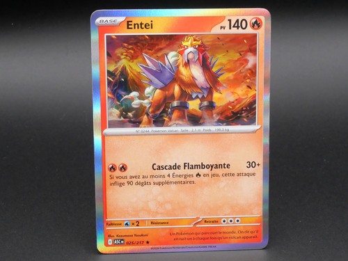Carte pokémon entei 025 - carte,