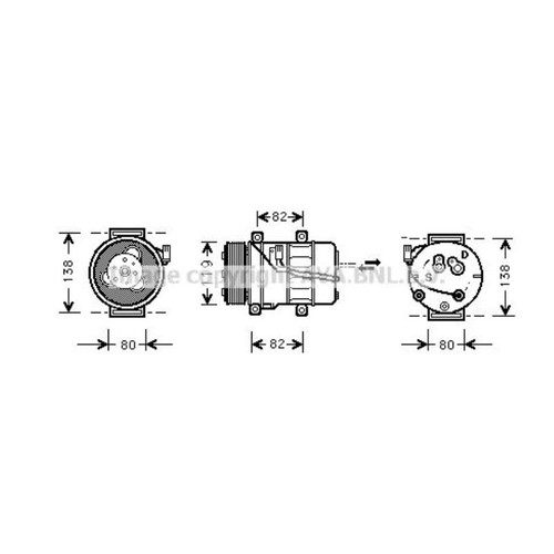 Compresseur climatisation pour - compresseur,
